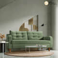 Ease Fabric 3 Seater Sofa (Finish Color - Chive) (71x32x34 Inches) - photo