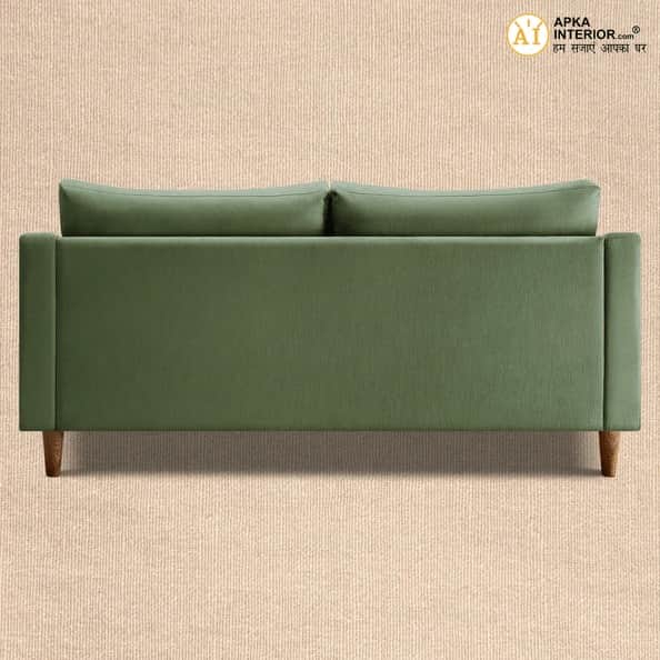 Ease Fabric 3 Seater Sofa (Finish Color - Chive) (71x32x34 Inches) - top_view