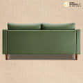 Ease Fabric 3 Seater Sofa (Finish Color - Chive) (71x32x34 Inches) - top_view