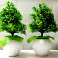 Artificial Green Tree Plant - front_view
