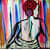 Charmer Women WALL Painting - rear_view