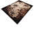 Floral Modern Carpet (Gold, Acrylic, 5 X 7 feet) - front_view