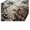 Floral Modern Carpet (Gold, Acrylic, 5 X 7 feet) - rear_view