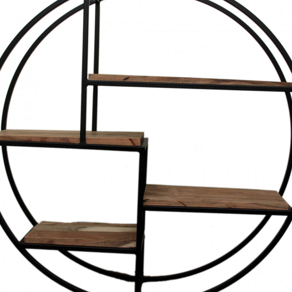 4 Tier Round Wall Shelves - photo