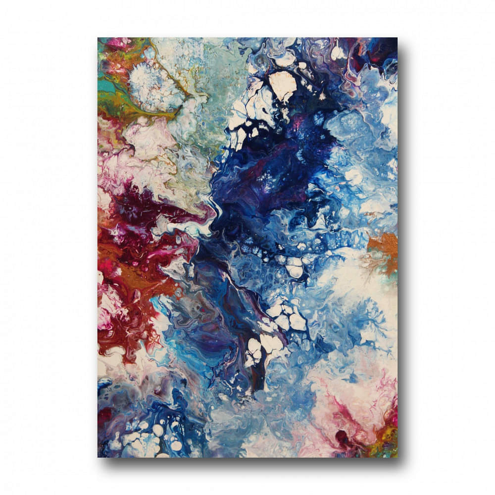 Wall Painting "Colour Splash" - photo