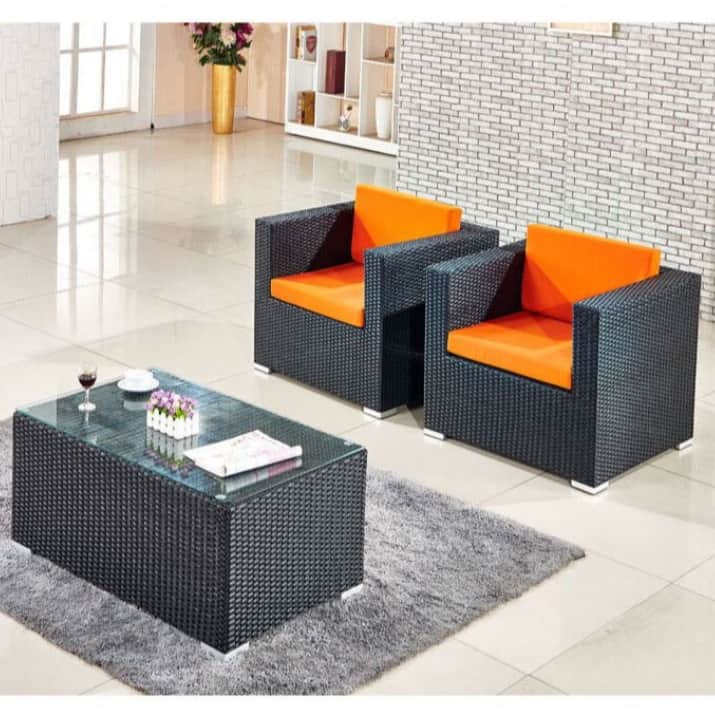 4 Seater Sofa Set with Centre Table - top_view