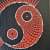 Yin & Yang Mandala Wall Painting - right_view