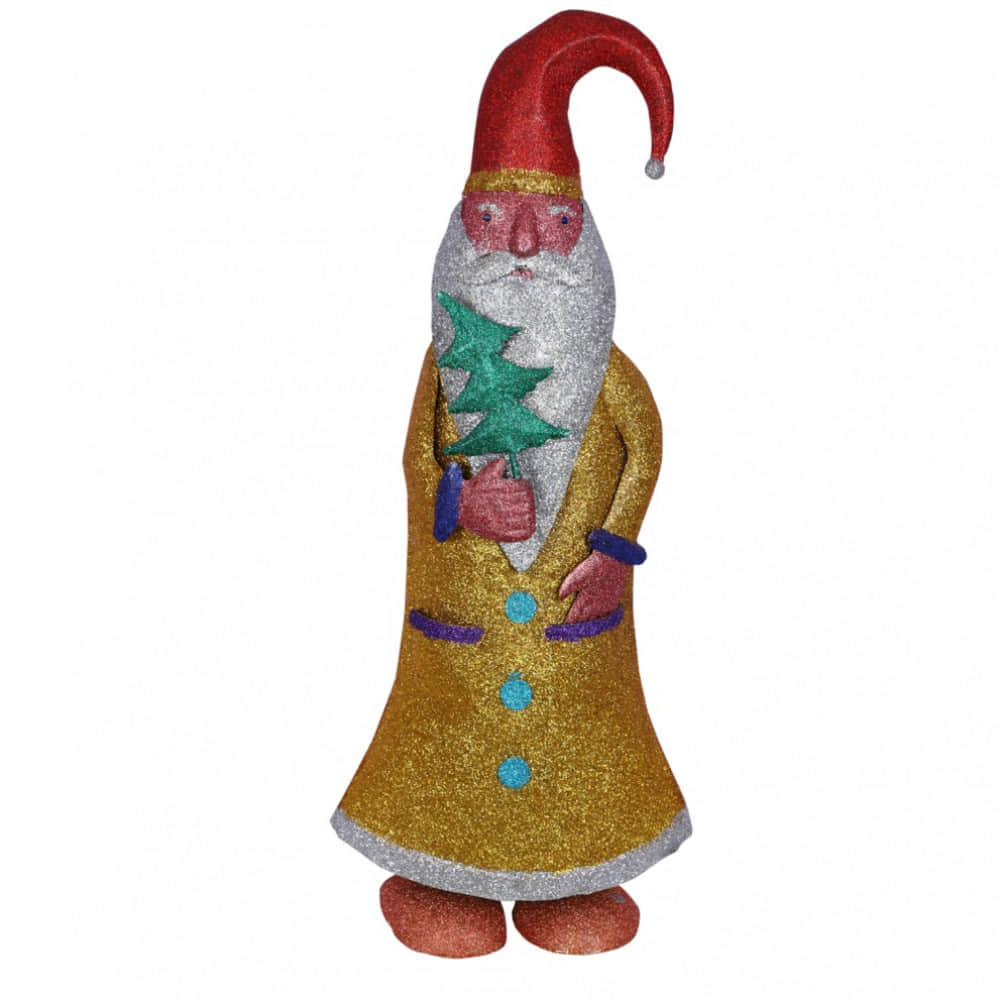 HANDMADE GLITTER ART WORK FIGURINE Multicolour Iron Figurines - photo