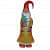 HANDMADE GLITTER ART WORK FIGURINE Multicolour Iron Figurines - photo