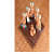 Terracotta & Wood Blue Musical Ganesh - front_view