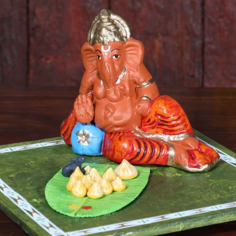Terracotta Ganesha Modak