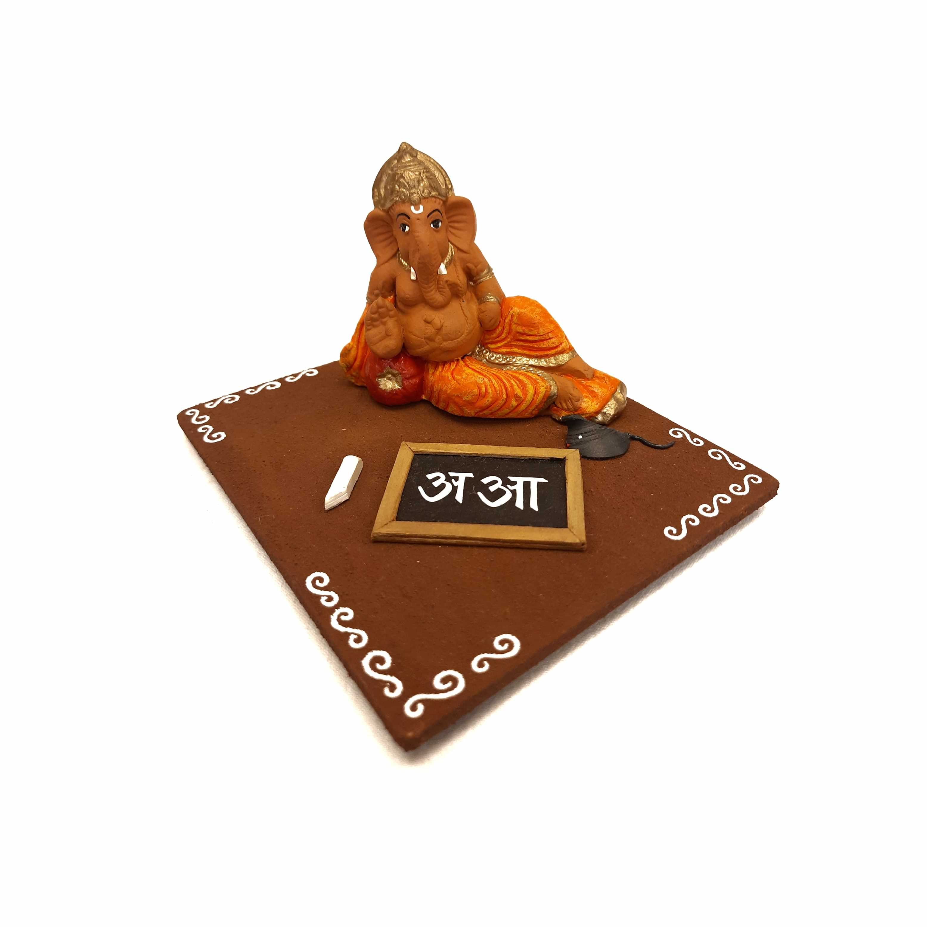Terracotta Shri Ganesha Teacher - photo