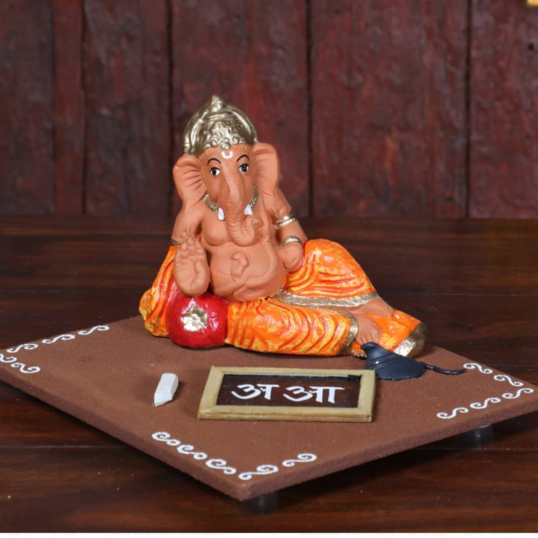 Terracotta Shri Ganesha Teacher