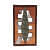 Wooden Mystical mural wall piece (Metal leaf) - photo
