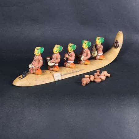 Ganesh Musical Dudhi Boat - front_view