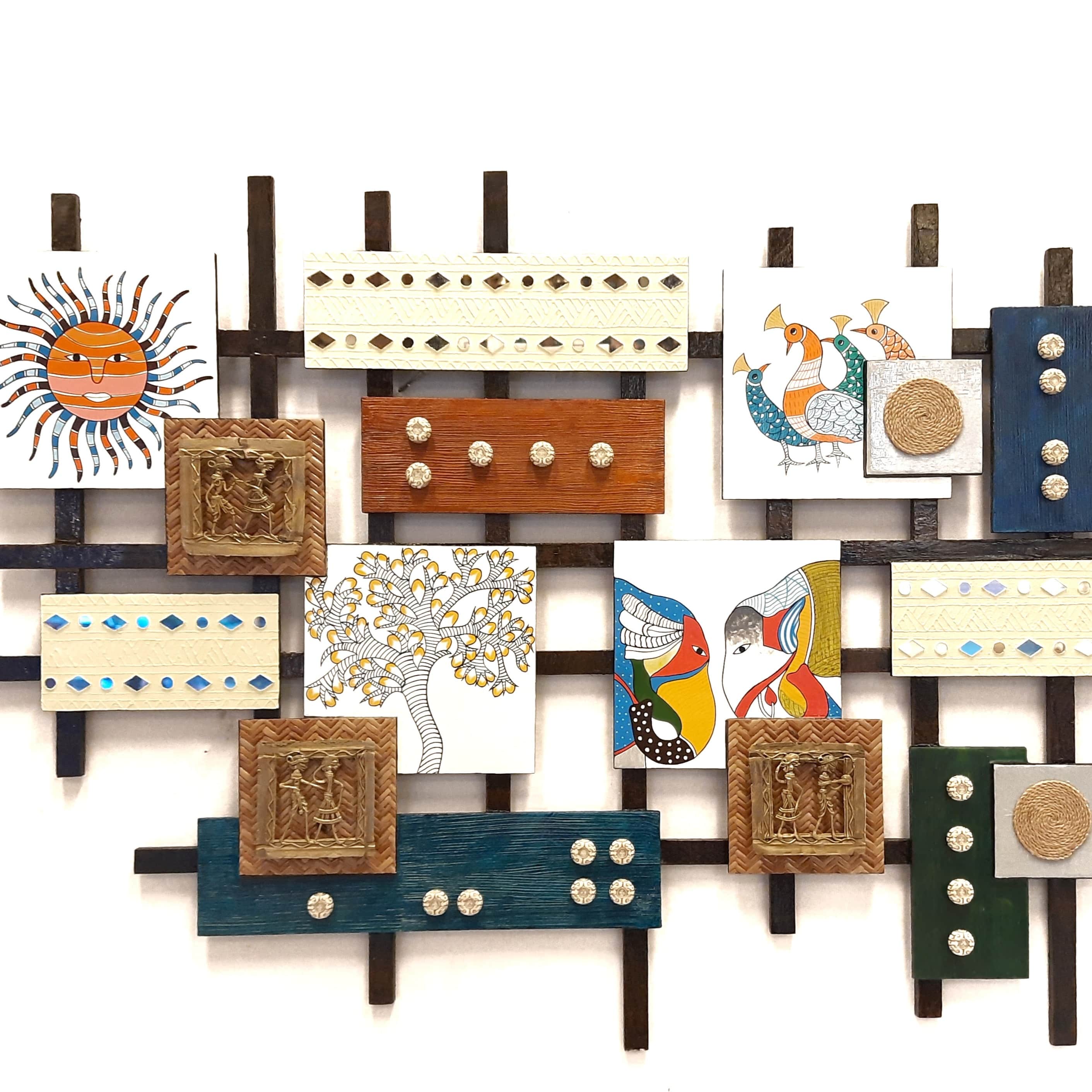 Gond Art Mural - top_view