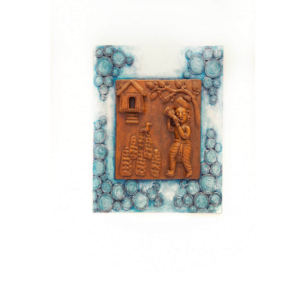 Wooden Mystical mural wall piece (Rural) - photo