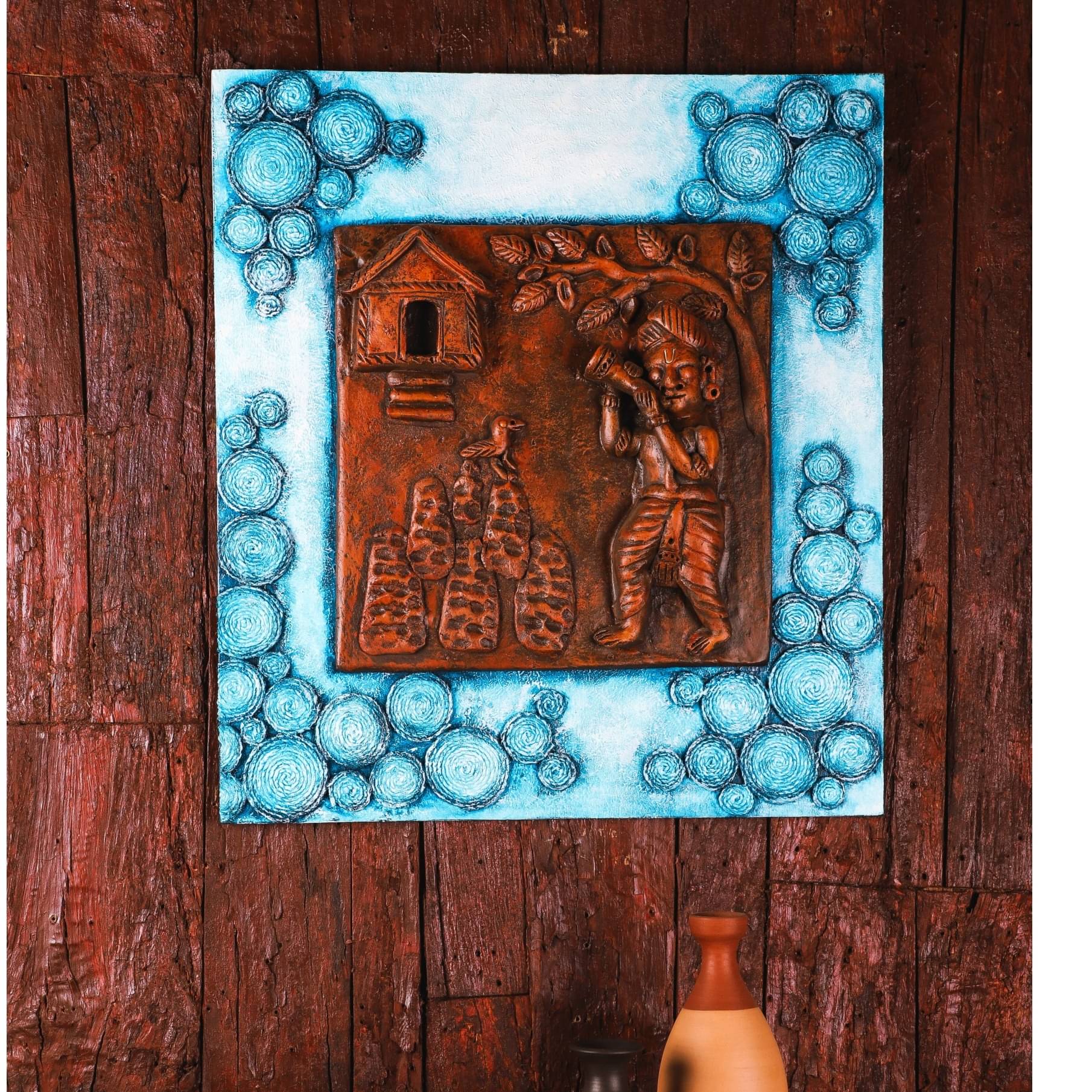 Wooden Mystical mural wall piece (Rural)