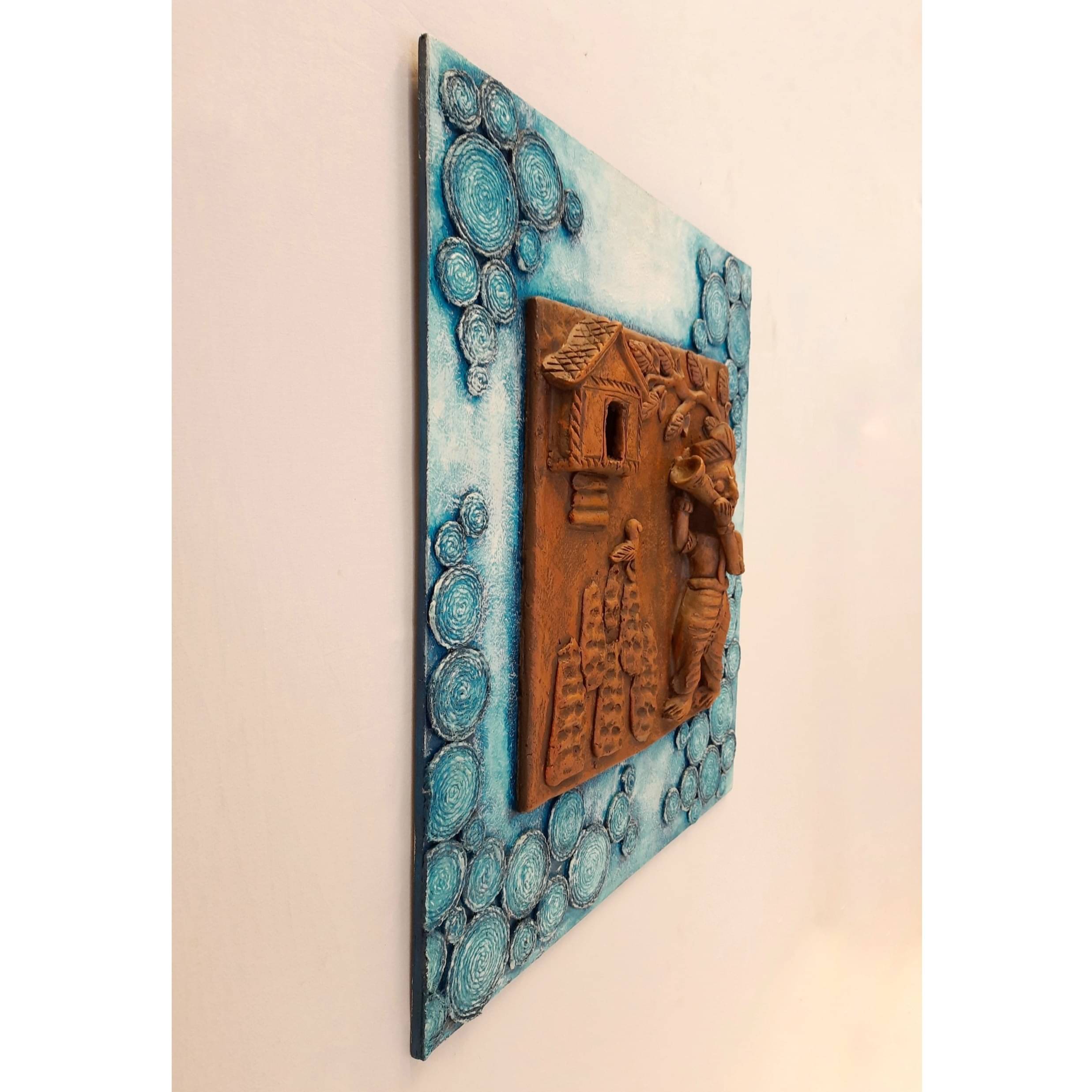 Wooden Mystical mural wall piece (Rural)