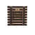 Wooden Picturesque Fencing : (Pink Tribal) (Code No: W-G16 142) - rear_view