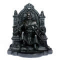 Shivaji Maharaj Black Color Decorative Statue - photo