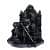 Shivaji Maharaj Black Color Decorative Statue - left_view