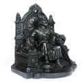 Shivaji Maharaj Black Color Decorative Statue - right_view