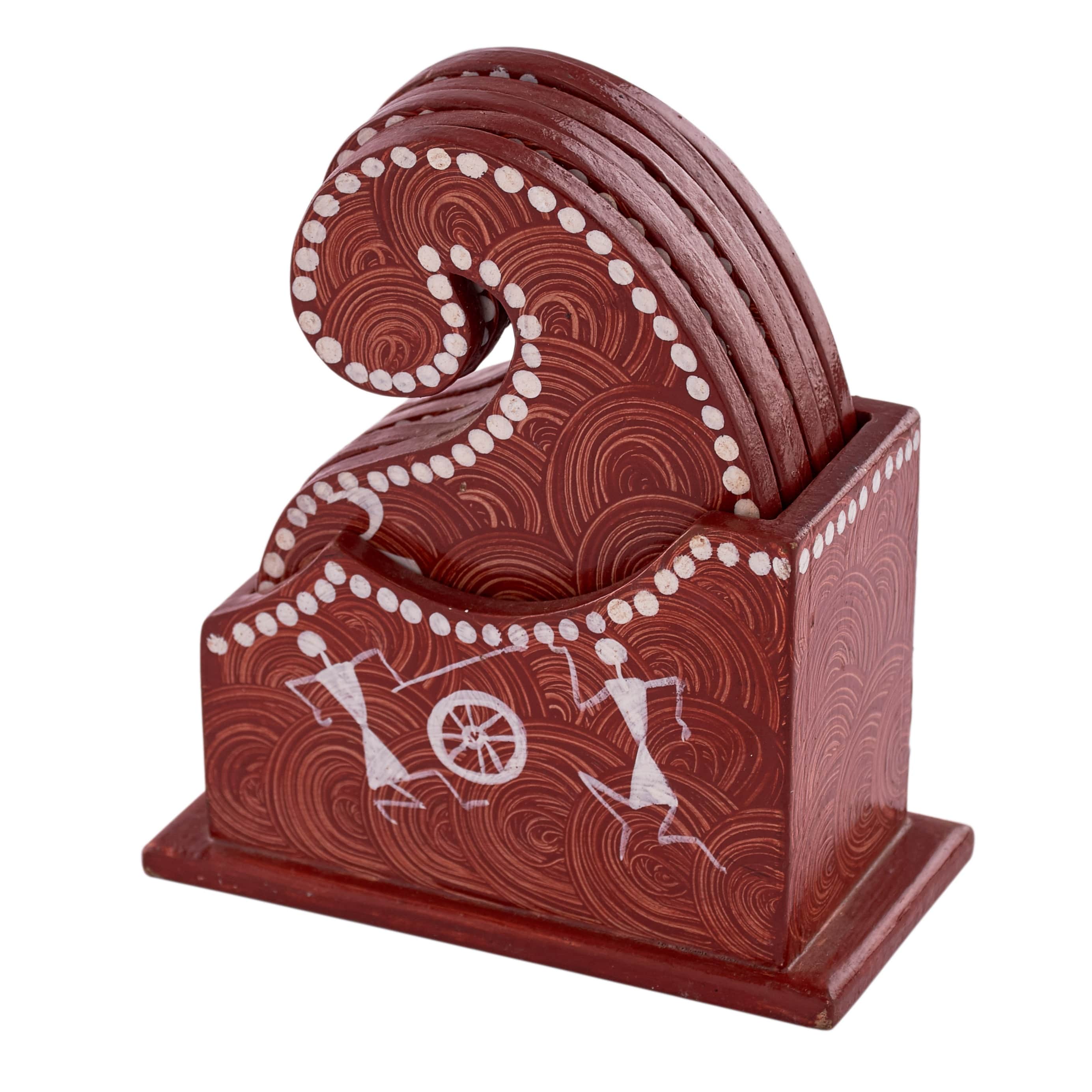 MDF Tea Coster(MUTHI) - rear_view