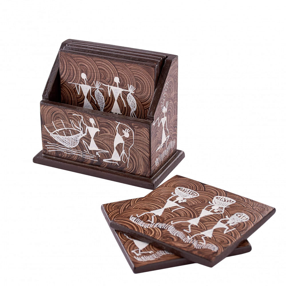 MDF STANDING TEA COSTER - photo