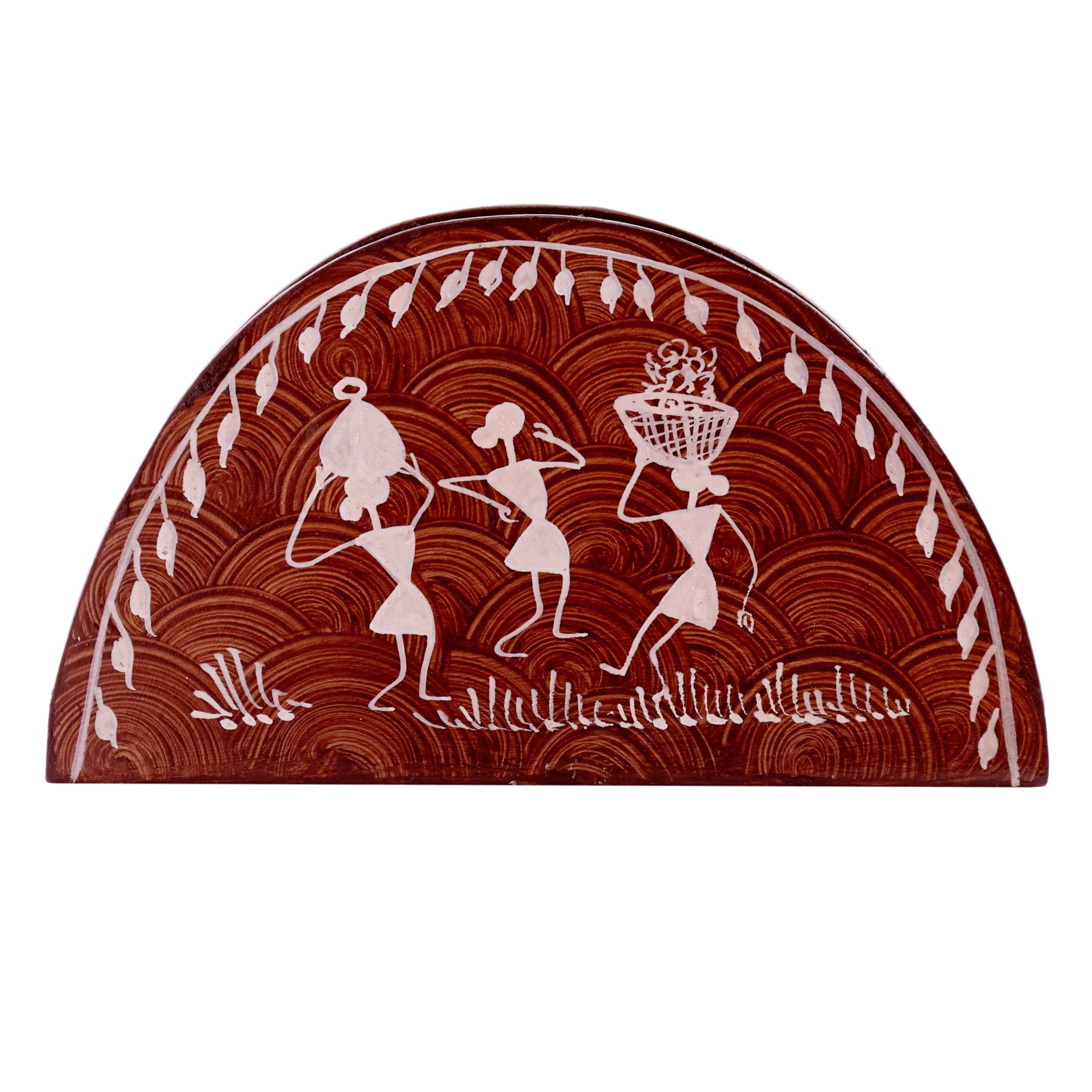 Tissue Holder(Semi Circle) - front_view
