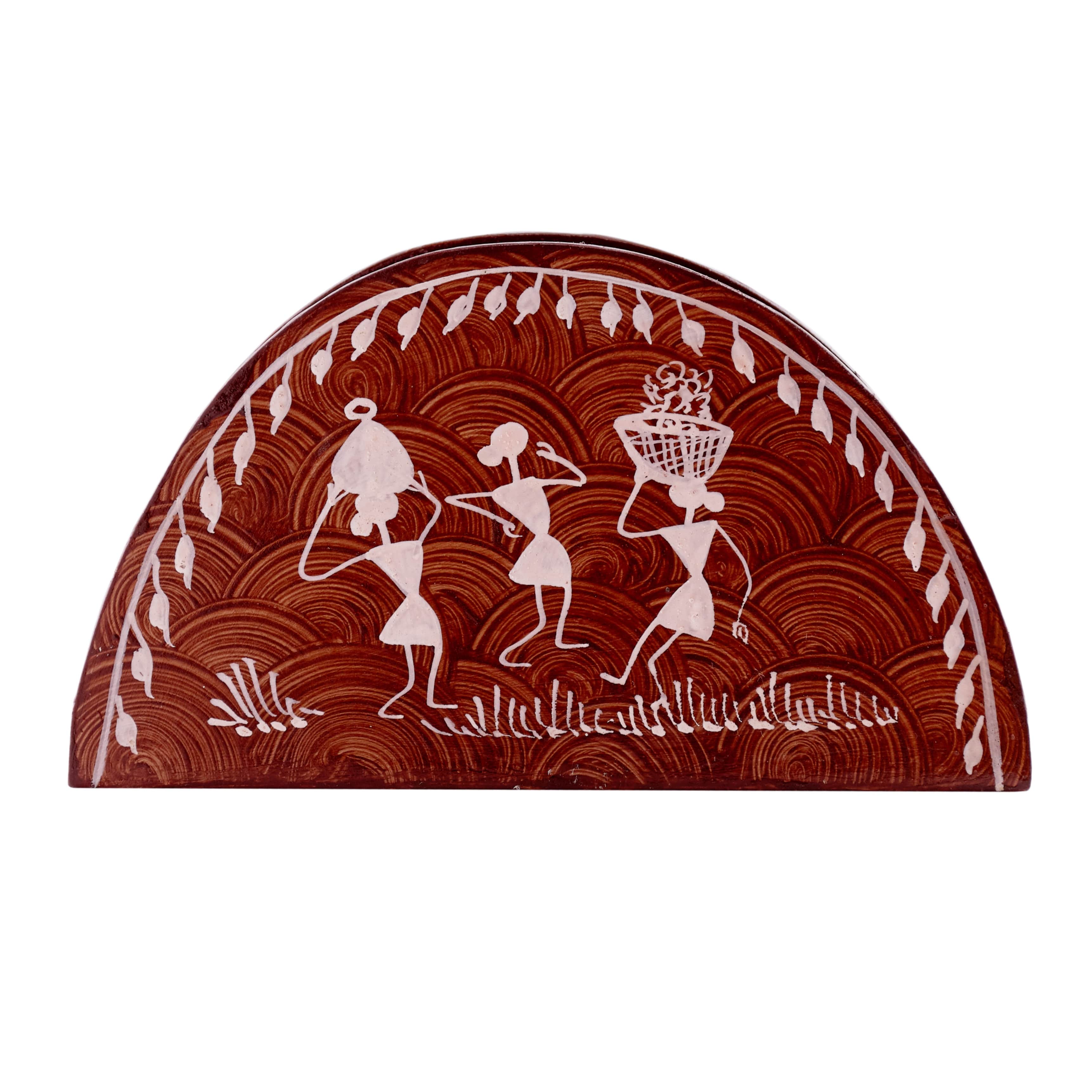 Tissue Holder(Semi Circle) - rear_view