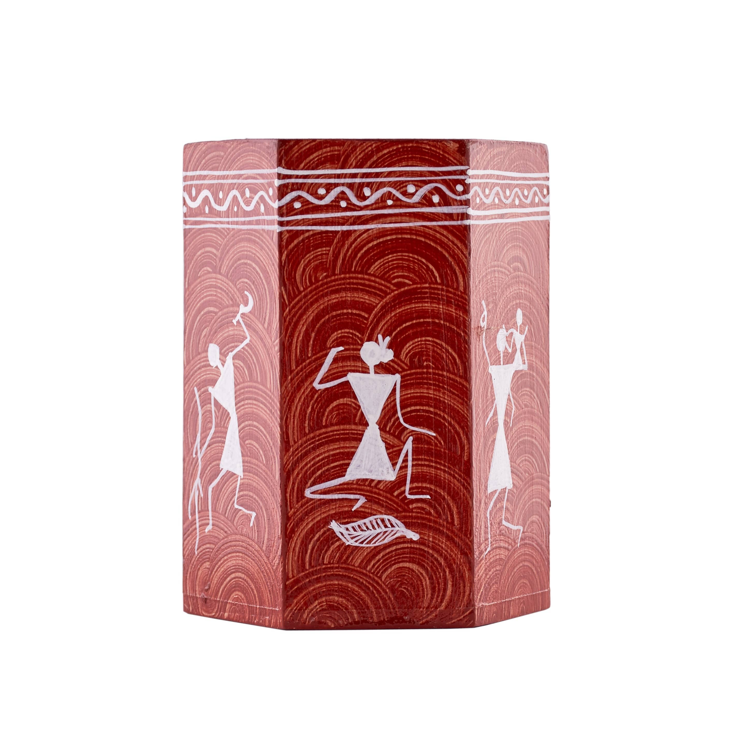 MDF Pen Stand (Hexagonal)