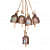 Cow Bell design  Set Of 5 Madhubani - rear_view