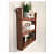 Eric Solid Wood Book Shelve In Natural Finish - top_view