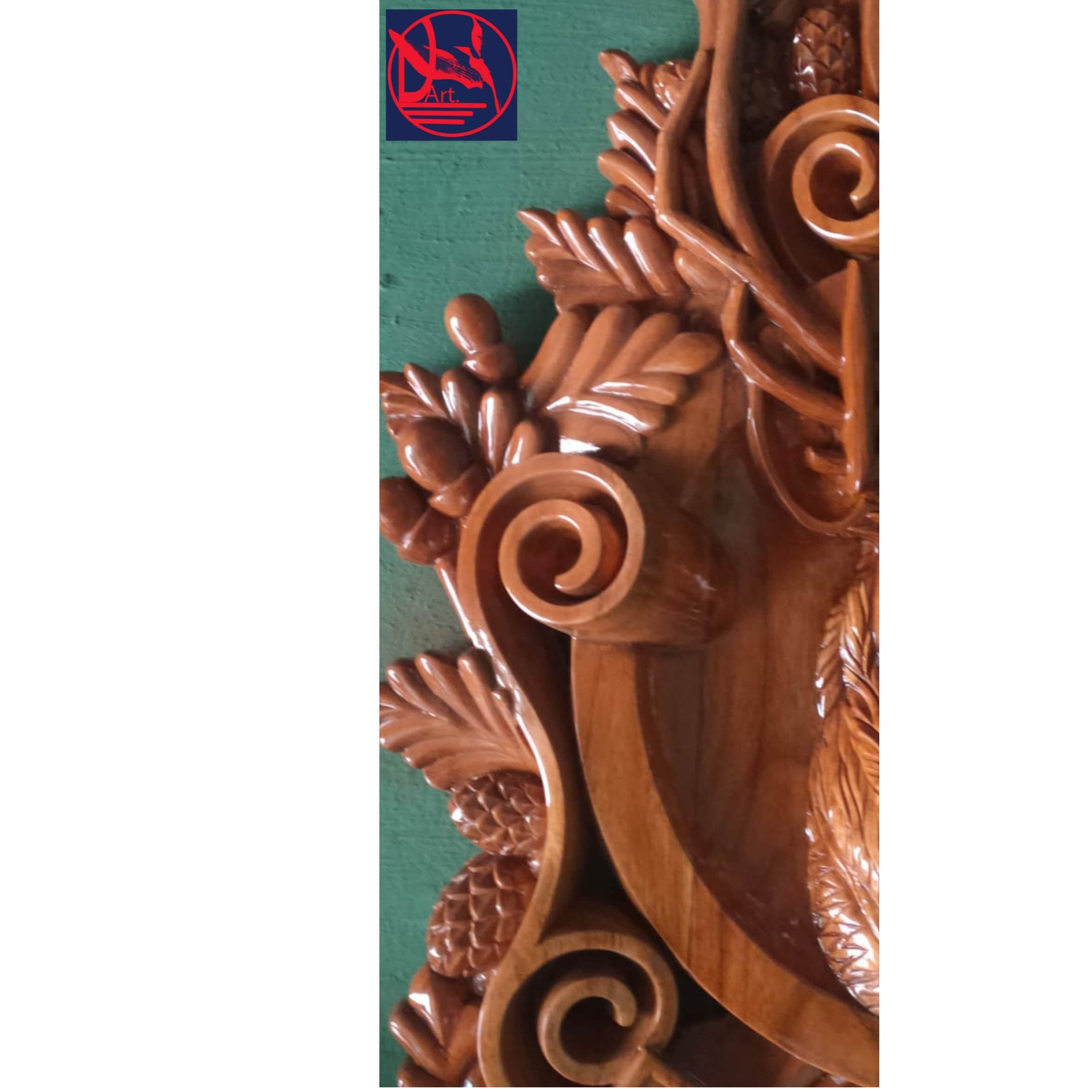 Wooden Deer  36 X  20 Cm - front_view