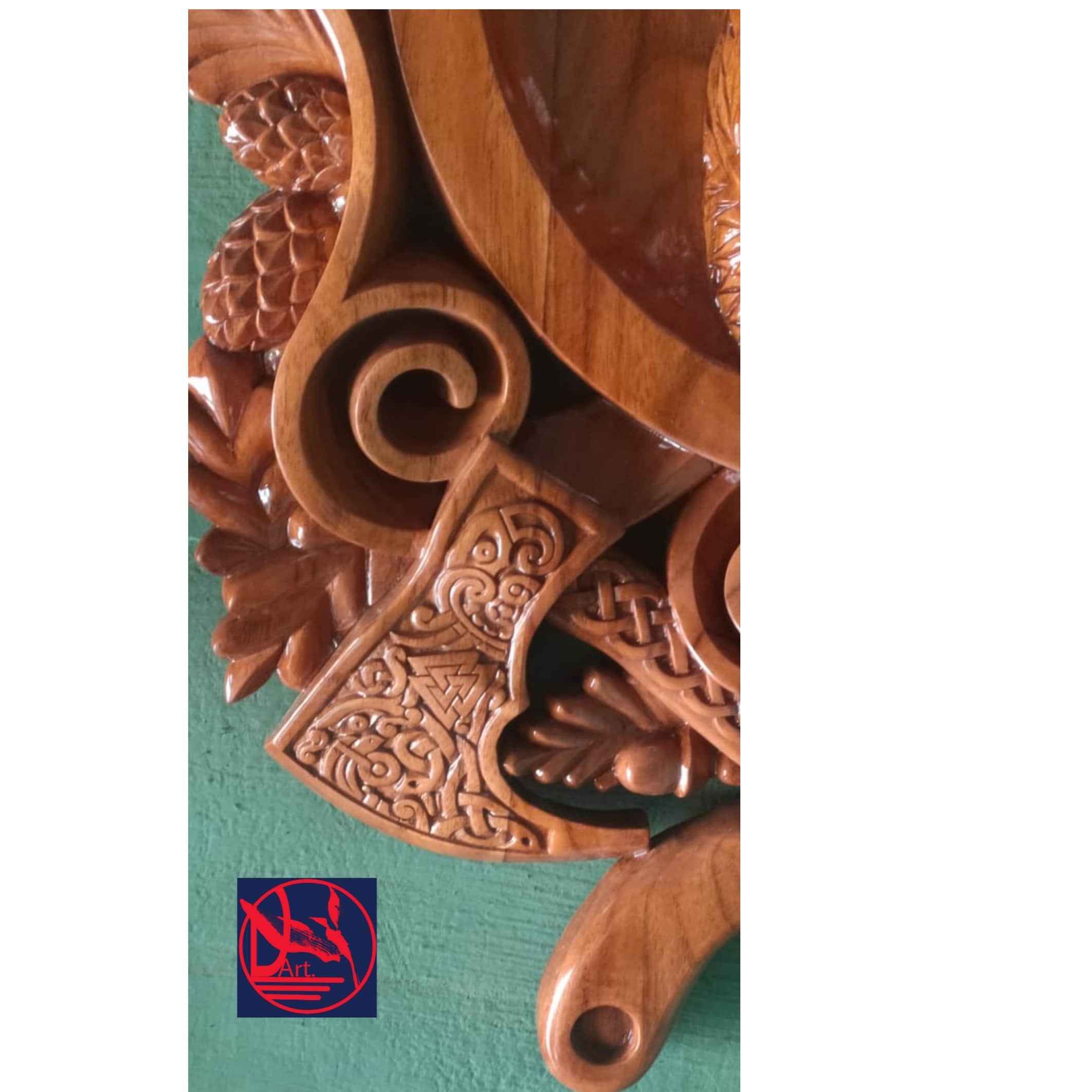 Wooden Deer  36 X  20 Cm - rear_view