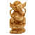 Wooden Ganesh statue Idol 15 cm - front_view