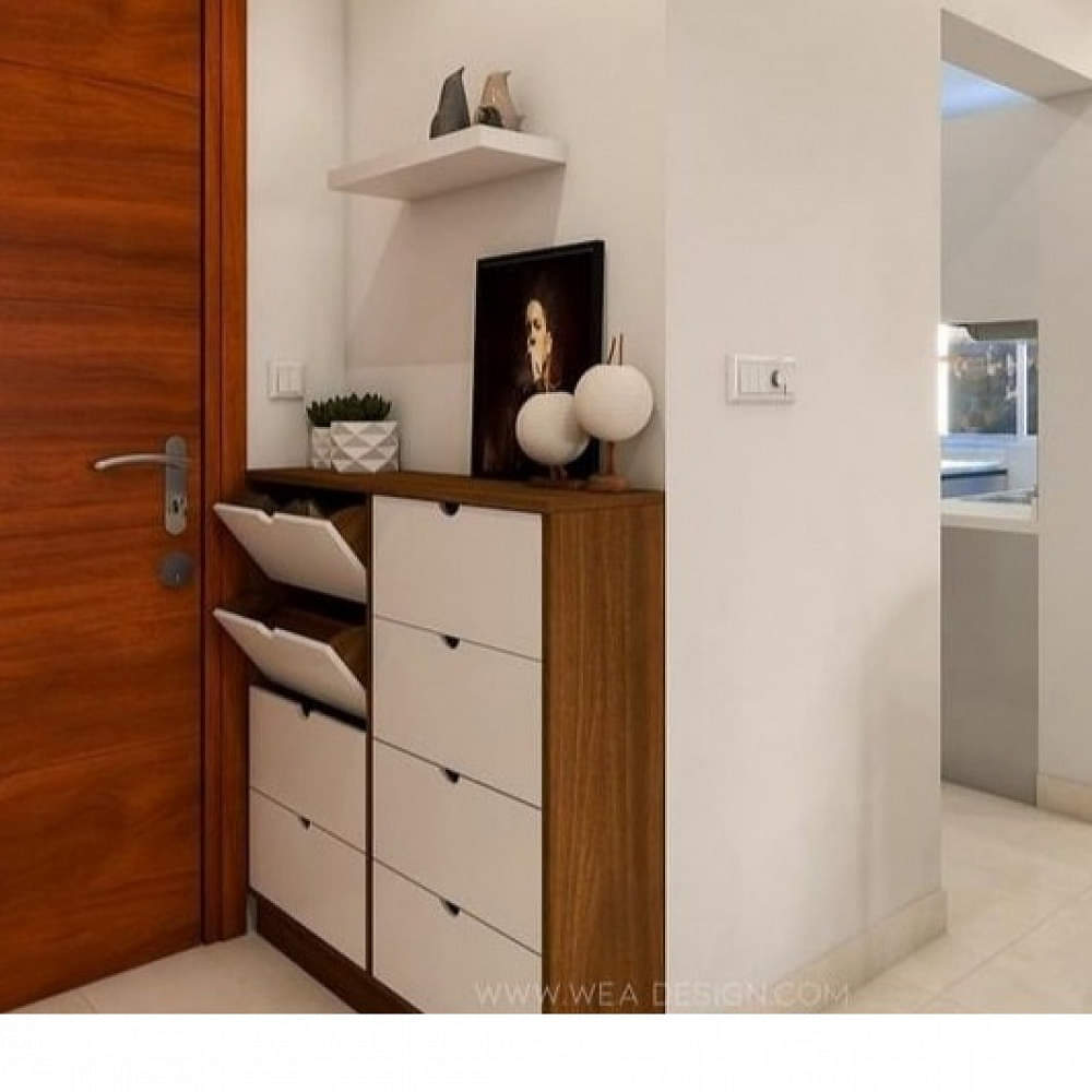 Bergen Plywood Shoe Rack - photo