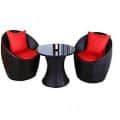 Dining Set with 2 Chairs & 1 Table I Balcony Furniture - front_view