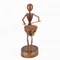 Tribal handicrafts Statue I Tribal Music Player I Tribadya Dhol - front_view
