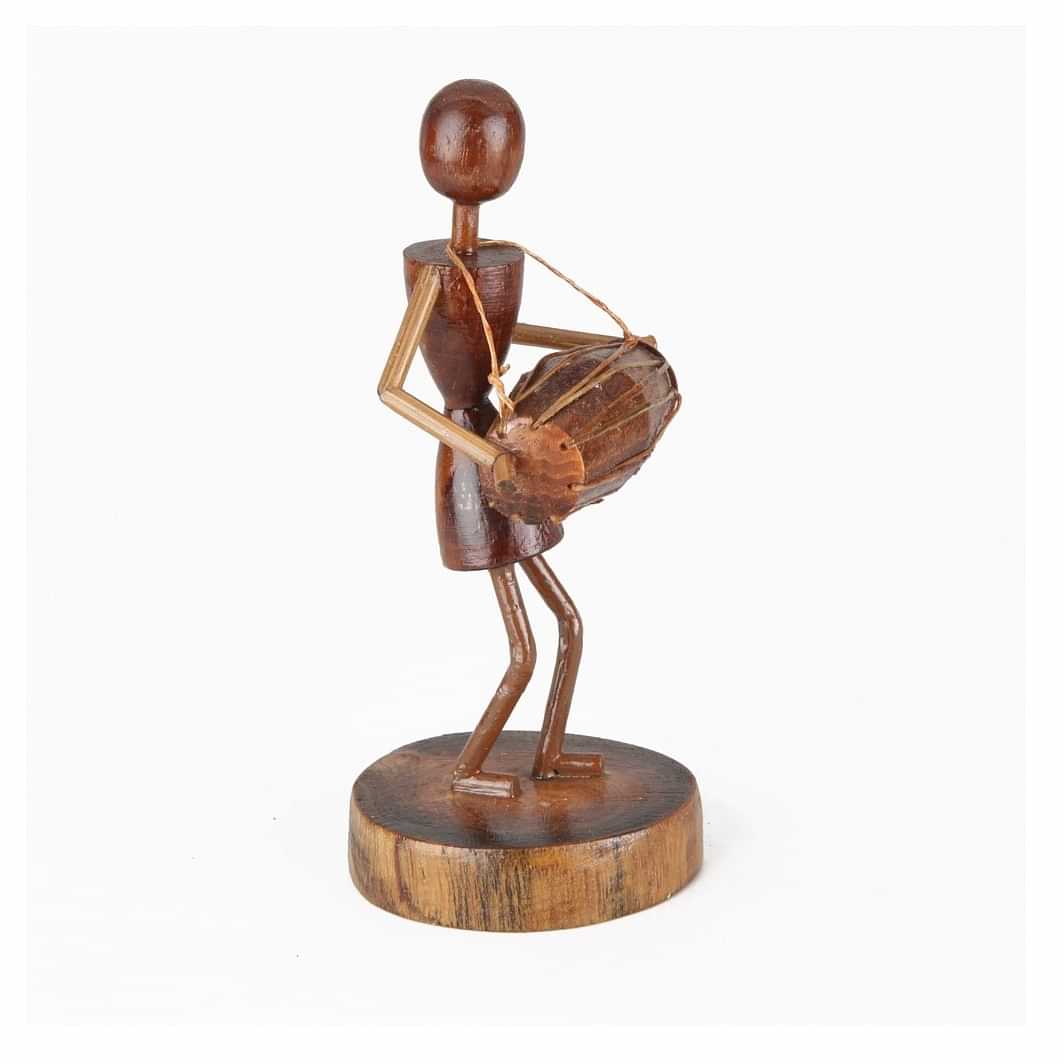Tribal handicrafts Statue I Tribal Music Player I Adava Dhol - photo