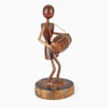 Tribal handicrafts Statue I Tribal Music Player I Adava Dhol - top_view