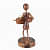 Tribal handicrafts Statue I Tribal Music Player I Adava Dhol - rear_view
