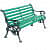 Hazel Cast iron green bench - photo