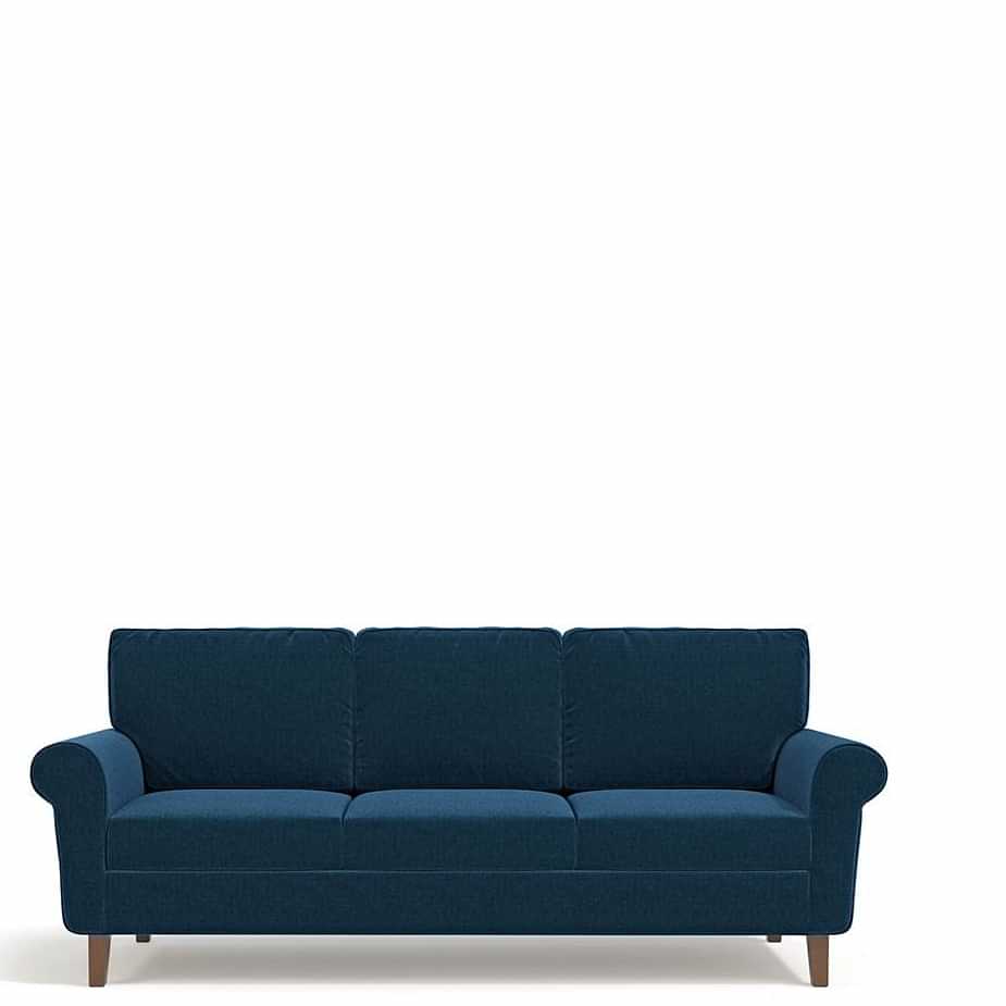 Madison 3 Seater Sofa In Dark Blue Colour - photo