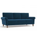 Madison 3 Seater Sofa In Dark Blue Colour - front_view