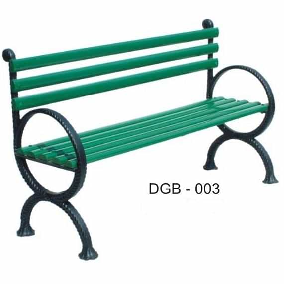 Disc shaped Iron cast Bench - photo