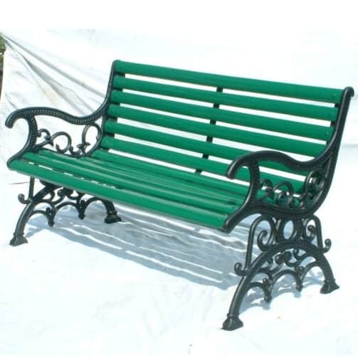 Doodle Art Design Bench - rear_view