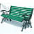 Doodle Art Design Bench - rear_view