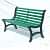 A-Shaped Designed Iron cast Bench - photo